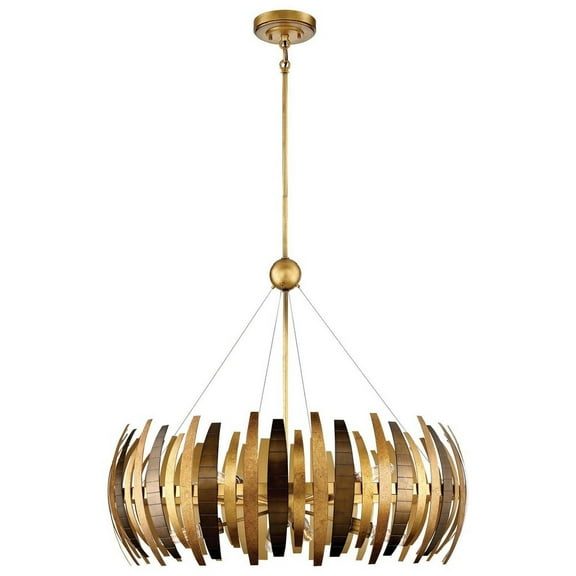 Eight Light Chandelier     -Traditional Installation Minka Metropolitan N7839-659
