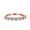 Rose, variant on Simulated Cubic Zirconia Size-5 Half Eternity Ring Wedding Engagement Band 925 Sterling Silver