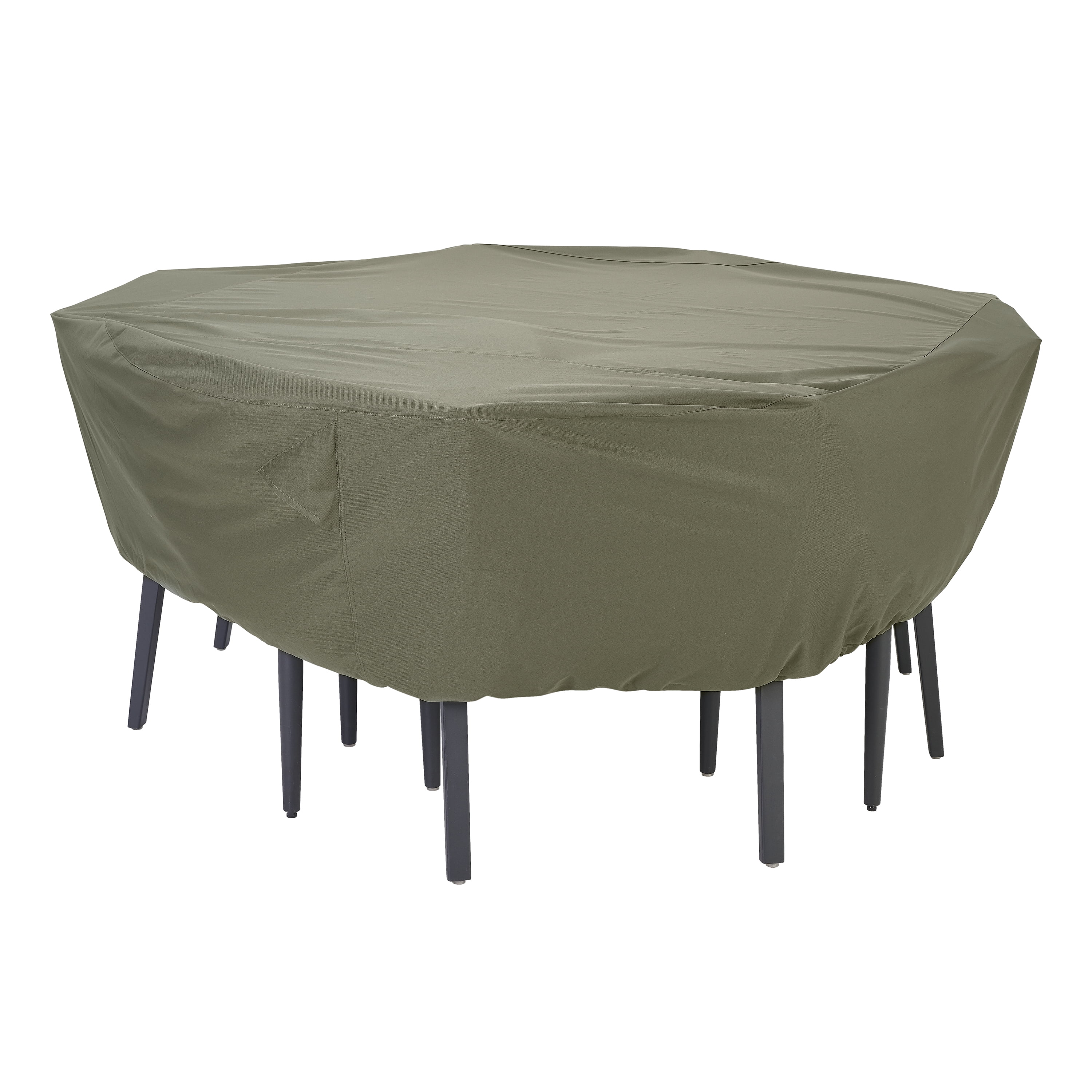 Oxbridge Waterproof Small Outdoor Table Furniture Cover Set 120g/M2 PE Green 