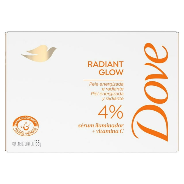 Jabón en Barra Dove Brillo Radiante 135 g.