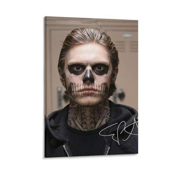 Evan Peters Poster Wallpaper Artworks Canvas Print Artworks Picture Print Poster Wall Art Painting Canvas Gift Decor Home Posters Decorative 08x12inch(20x30cm)