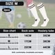 thumbnail image 2 of Paquete de 2 calcetines de fútbol, softbol y béisbol para jóvenes, niños y adultos, calcetines multideportivos (blancos), 2 of 5