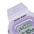 thumbnail image 2 of Reloj deportivo electrónico LED, resistente al agua, ligero y luminoso, para niños y niñas, color morado, 2 of 5