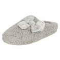 thumbnail image 4 of Jessica Simpson Womens Plush Marshmallow Slide On House Slipper Clog with Memory Foam, 4 of 9