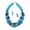 bleu, variante sur Koszal 1 Ensemble en Couches Collier Rétro Design Bijoux Accessoires Double Brin Déclaration Collier Crochet Boucles d'Oreilles Ensemble pour Parti
