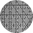 thumbnail image 1 of Ahgly Company Machine Washable Indoor Round Transitional Grey Gray Area Rugs, 5' Round, 1 of 7
