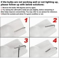 thumbnail image 5 of LeMeng 3W T10 Base de Coin RV 921 Ampoule, 2700k Blanc Chaud, 12vac/dc Jardin Jardin Patio Allée, 5 of 5