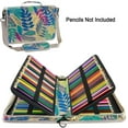 thumbnail image 2 of YOUSHARES 160 Slots Colored Pencil Case - Colorful Oxford Fabric Large Capacity Pen/Pencil Organizer with Strap, 2 of 5