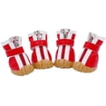 thumbnail image 1 of 2 pares de botas para perros, pantuflas para perros, calcetines para perros, calcetines antideslizantes para perros, zapatos para perros, botas antideslizantes para perros, patas lesionadas, rojo, 1 of 5