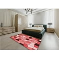 thumbnail image 5 of Ahgly Company Machine Washable Indoor Rectangle Transitional Red Area Rugs, 3' x 5', 5 of 7