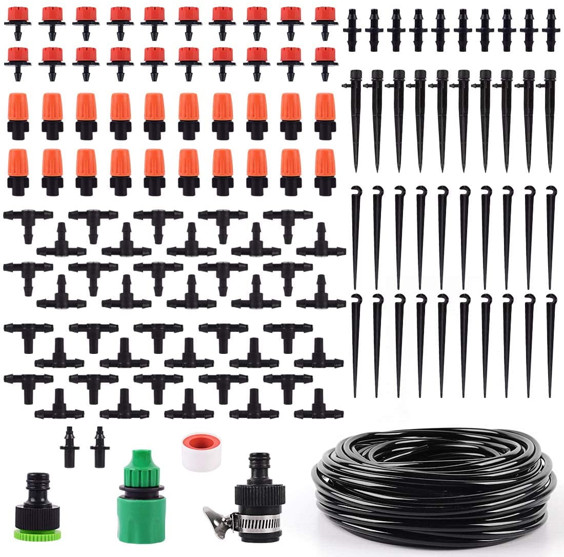 Garden Irrigation System, 100ft 1/4" Irrigation System Blank