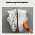thumbnail image 5 of Shoe Brush with Handle, Laundry Brush, Hard Bristle Cleaning Tool for Shoes, Clothes and Leather, Compact Plastic Scrubber for Home Travel, Orange, 5 of 6