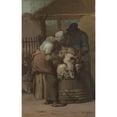 thumbnail image 3 of Jean-François Millet 11x14 Black Modern Framed Museum Art Print Titled - The Sheepshearers (1857-61), 3 of 5