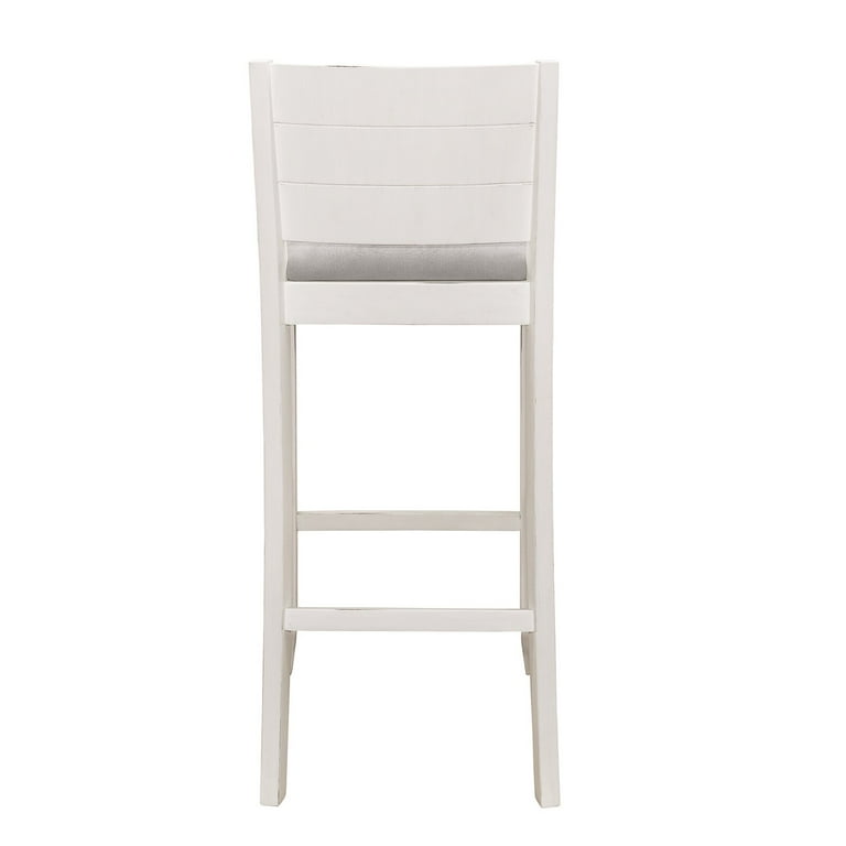 Mackin wooden swivel sales bar counter stool