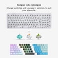 thumbnail image 2 of Kit de teclado Glorious GMMK 2 Small Barebones blanco, 2 of 7