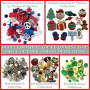 Buttons Galore Tiny Round Buttons - 120 Pieces - Multi Color - 3 Packs