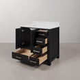 thumbnail image 6 of Water Creation Madison 36" Wood Single Bathroom Vanity in Espresso/Chrome, 6 of 7