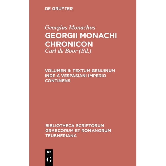 Bibliotheca Scriptorum Graecorum Et Roma Textum Genuinum Inde a Vespasiani Imperio Continens, (Hardcover)
