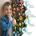 thumbnail image 3 of Blackout Kids Curtains,Dark Pioneer Flower Pattern Childrens Insulated Curtains Set Of 2,Bedroom Essentials,Toddler Room Decor 52x63in(132x160cm), 3 of 5