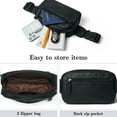 thumbnail image 4 of LATMAP 2L Fanny Pack For Women, PU Leather Waist Bag for Hiking Travel, 4 of 7
