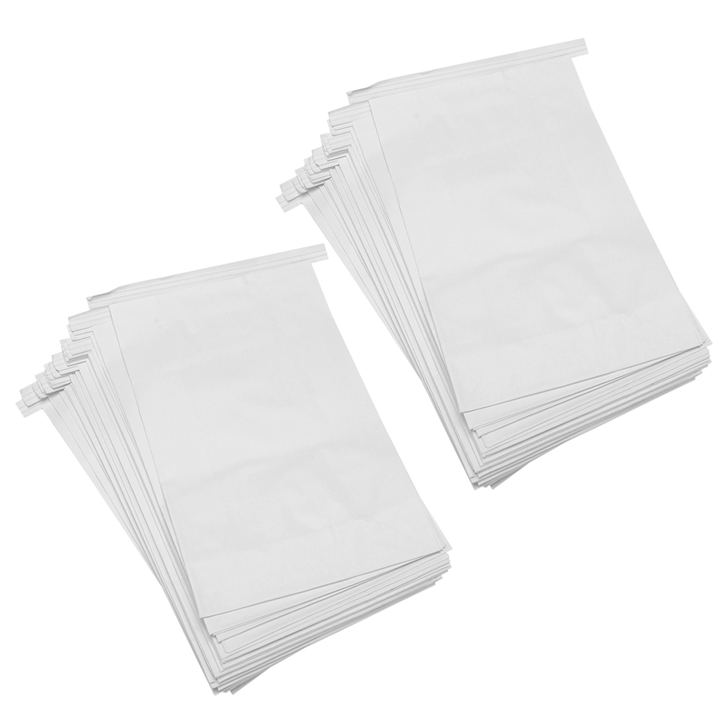100 Pcs Vomit Bags White Throw Up Bags for Motion Morning Sickness and