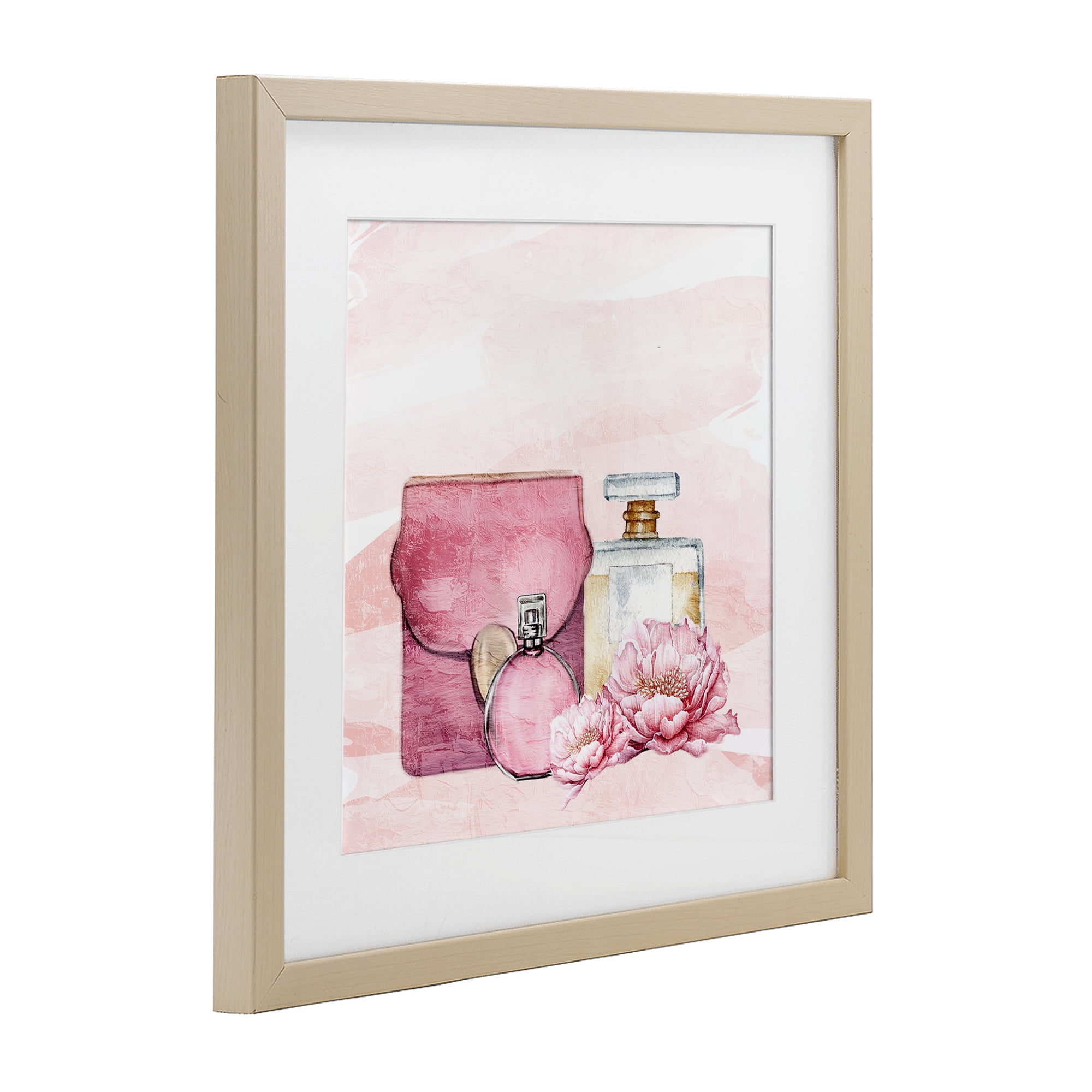 Stupell Industries Blush Glam Time Collection Birch Framed Print Under Glass, design by Kim Allen