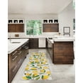 thumbnail image 3 of Linon Home Decor Washable Sumner Area Rug or Runner Collection, Ivory and Yellow, 2' x 8', 3 of 8