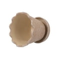 thumbnail image 3 of My Texas House 8 inch Ceramic Wave Planter, Brown, 3 of 8