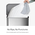 thumbnail image 4 of Code G 200 Count  Dispenser Pack Custom Fit Liners Drawstring Trash Bags 30 Liter / 8 Gallon White, 4 of 6