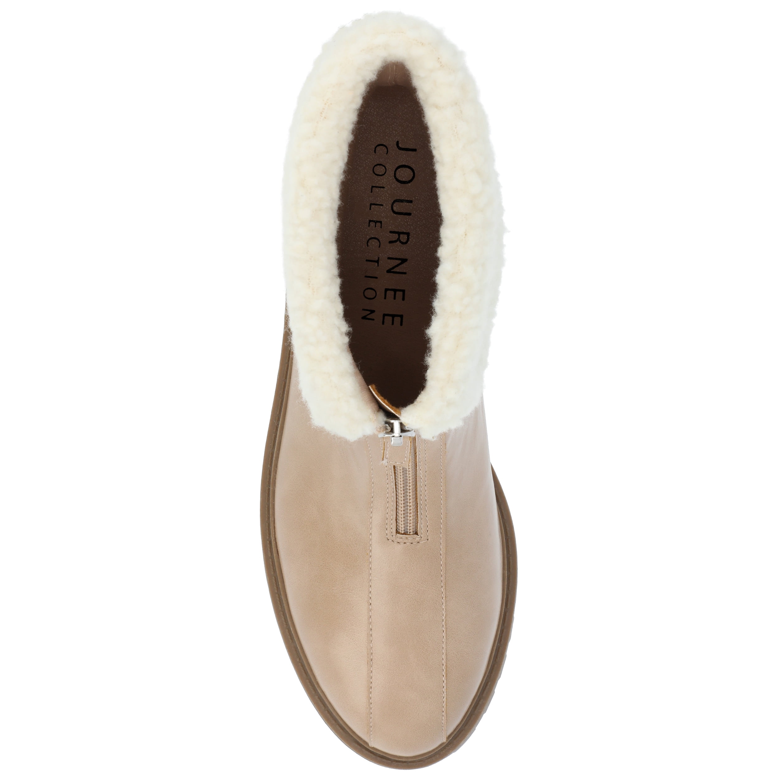 Journee Womens Fynn Almond Toe Block Heel Ankle Booties