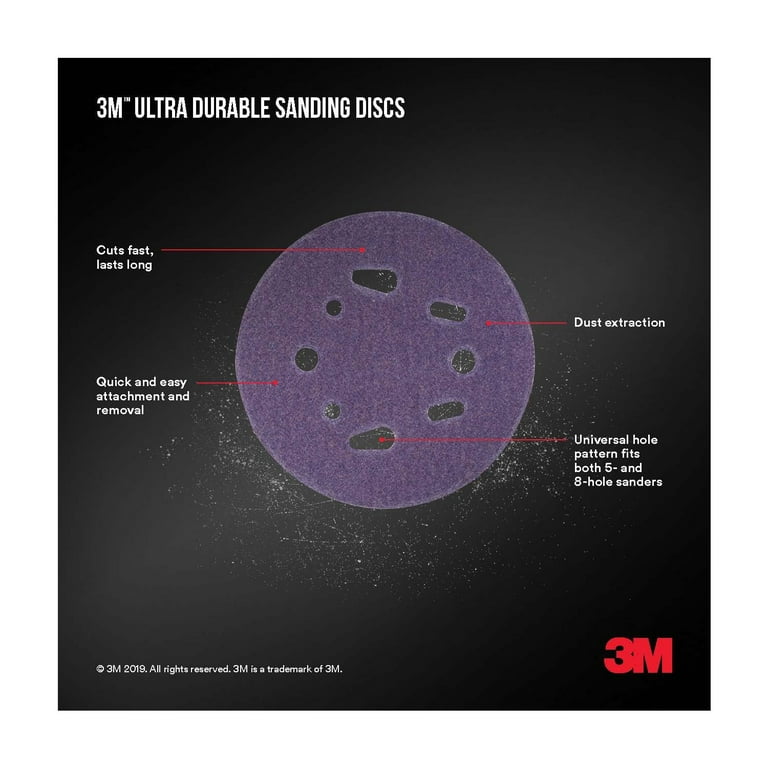 3M Pro Grade Precision Sanding Discs, 5 In., 15 Pack photo 4