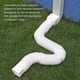 thumbnail image 4 of Extensiones flexibles de bajante de canalón, extensión de bajante de drenaje, extensión de drenaje de canalón, conector de canalón para drenaje de agua de lluvia, ampliable de 21 a 60 pulgadas., 4 of 5