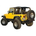 thumbnail image 5 of Rampage by RealTruck Frameless Trail Top Kit with Hardware | Vinyl, Black Diamond Color with Tinted Windows | 106635 | Compatible with 2004 - 2006 Jeep Wrangler LJ, 5 of 7