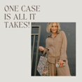 thumbnail image 6 of WALLI CASES for iPhone 12 Pro Max Case Aesthetic Wallet Phone Case Card Holder, Securely Holds up to 2 Cards - Cute, Trendy Phone Cover for Women, fits iPhone 12 Pro Max, w/ Kickstand & Finger Strap, 6 of 7