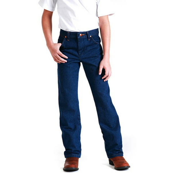 Wrangler Wrangler Boys Cowboy Cut Original Fit Jeans Sizes 4 7 Walmart Com Walmart Com