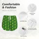 thumbnail image 4 of Balery Happy St. Patrick's Day Pantalones cortos deportivos para mujer con forro y dos bolsillos, elásticos, para entrenamiento, gimnasio, yoga-Large, 4 of 7
