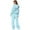 Light Blue, variant on Bow Hoodie Set for Women Bow Sweatpants Set for Women Women's 2 Piece Outfits Bow Trim Print Hoodie Sweatsuit Sets Oversized Sweatshirt Wide Leg Sweatpants With Pockets, Light Gray-M