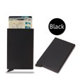 thumbnail image 1 of Billetera inteligente Rfid para hombre y mujer, tarjetero de Metal delgado, billetera minimalista emergente, monedero pequeño negro, Vallet Walets para hombre, 1 of 5