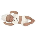 thumbnail image 2 of Newborn Baby Doll, 10 Inch Infant Doll Silicone  For Christmas Party White Clothes Without Shoes, 2 of 8