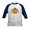 Navy/White, variant on CafePress - Western Halloween Cowboy Pumpkin Kids Baseball T Shirt - Kids Cotton Baseball Jersey, 3/4 Sleeve Shirt