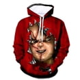 thumbnail image 4 of Sudadera con capucha con estampado 3D de terror de Chucky para hombre y mujer, sudaderas de gran tamaño a la moda, jerséis para niños, chándal masculino, ropa para hombre, 4 of 4