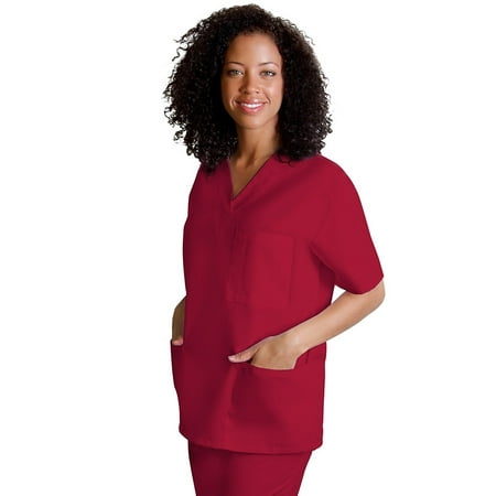 

Adar Universal Unisex Scrubs - V-Neck Tunic Scrub Top