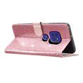 thumbnail image 3 of Compatible with Motorola Moto E7 Plus Sparkling Glitter Wallet Case with Card Pocket Flip Cover, 3 of 5