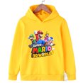 thumbnail image 4 of Ropa infantil con estampado creativo de Super Mario, sudadera informal de calle para hermano, sudadera deportiva para exteriores, sudadera con capucha para hermano de 3 a 14 años, 4 of 5