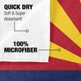 thumbnail image 4 of Arizona Flag Officially Licensed Beach Towel 30' X 60', 4 of 6