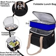thumbnail image 4 of Lunch Bag for Women, Loncheras Para Mujer, Leakproof Insulated Large Lunchbox Dual Compartment Lunch Box Adult For Work Beach Picnic Hiking, 4 of 5