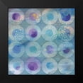 thumbnail image 2 of Nai, Danhui 20x20 Black Modern Framed Museum Art Print Titled - Touching Circles II, 2 of 5