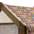 thumbnail image 5 of Woodland Pet House, Pattern with Fallen Tree Leaves in Lively Seasonal Colors Ecological Modern Art, Outdoor & Indoor Portable Dog Kennel with Pillow and Cover, 5 Sizes, Multicolor, by Ambesonne, 5 of 5