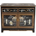 thumbnail image 7 of Red Lantern Black Lacquer Sideboard - Royal Ladies, 7 of 7