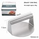thumbnail image 5 of 5.5” Burger Smasher | for Griddle Grill Pan Skillet | Weight Gain Flat Presser Smashburger Maker 430 Stainless Steel | Meat Bacon Sandwich Panini | Tool Kit for BBQ Lover, 5 of 5